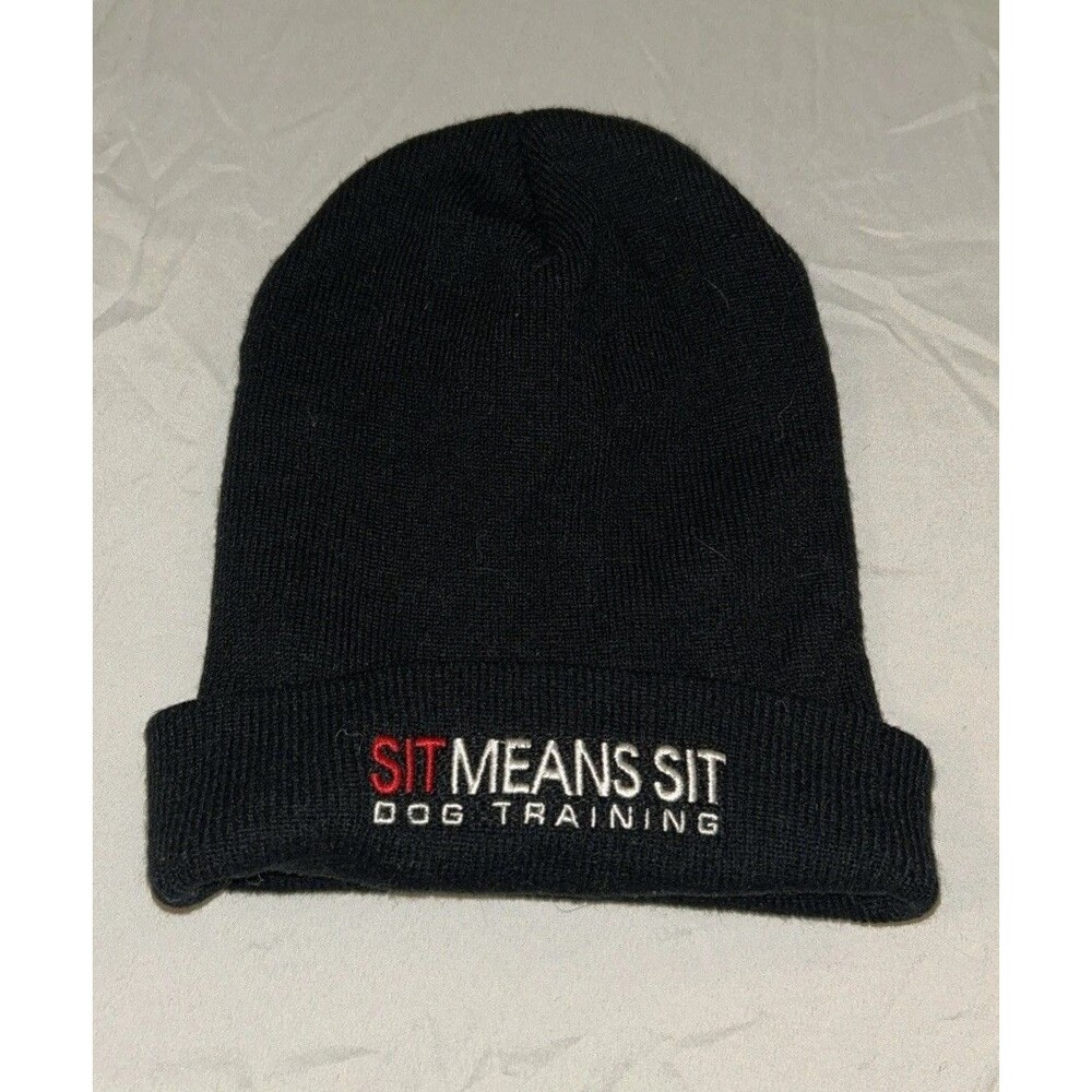 Yupoong Turbo Acrylic Sit Means Sit Dog Training Beanie